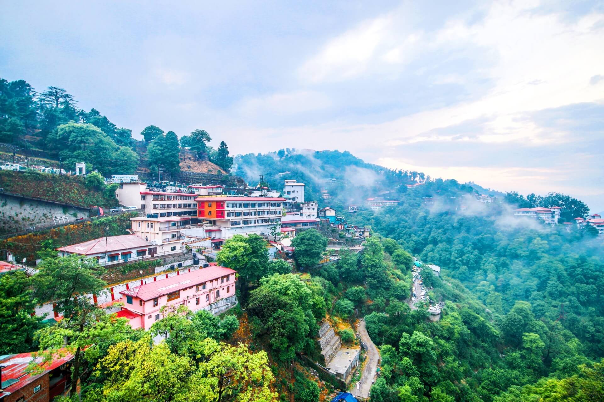 Dining area at EllBee Mussoorie Hills showcasing elegant ambiance